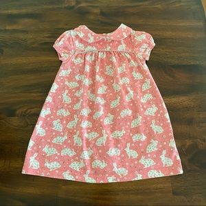 Baby Boden Bunny Print Dress
